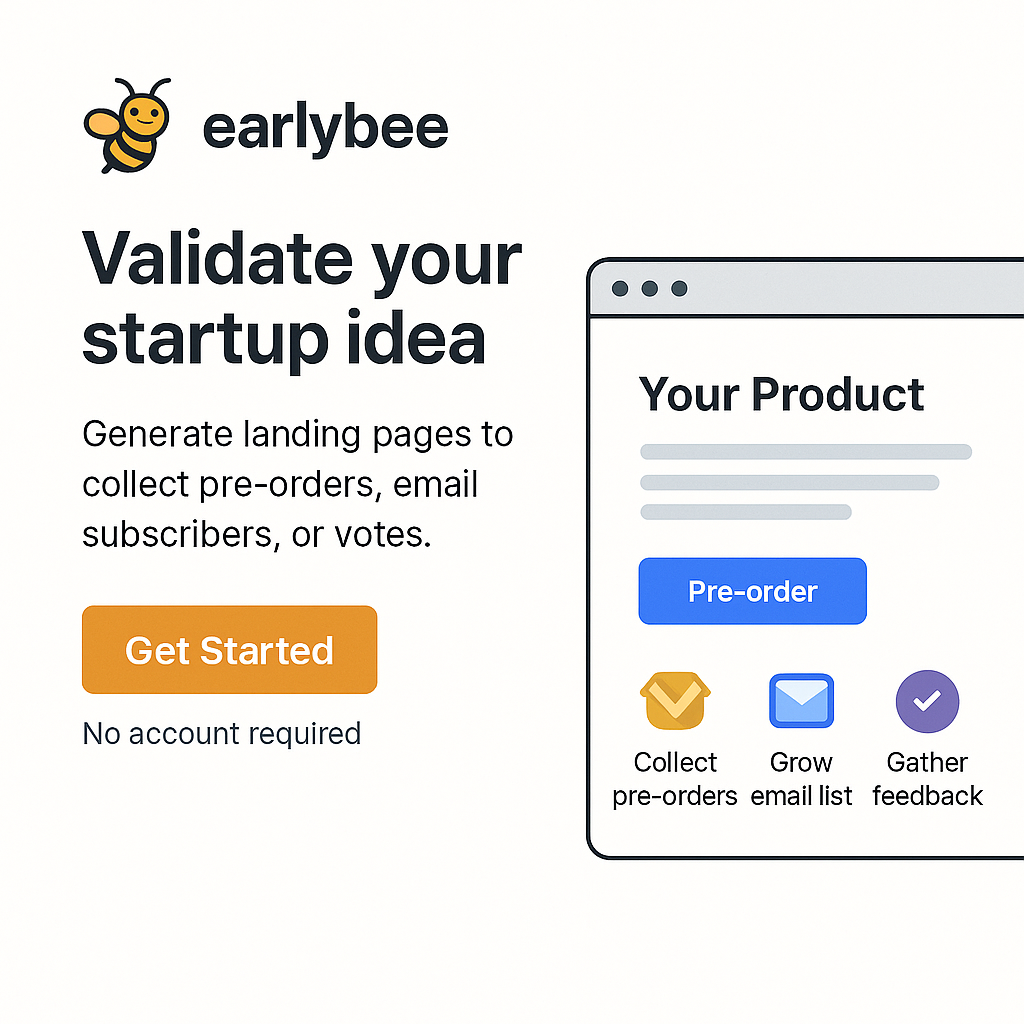 Mockup Hero EarlyBee